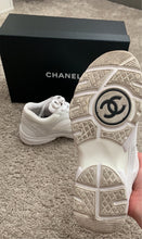 Load image into Gallery viewer, Chanel All White Trainers