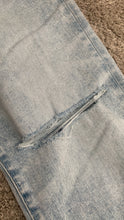 Load image into Gallery viewer, Amiri Varsity Patch Jean in Vintage Sky Indigo
