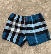 Load image into Gallery viewer, Burberry Mens Check Swim Trunks