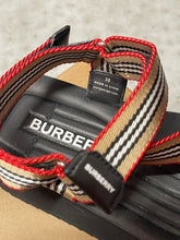 Load image into Gallery viewer, Burberry Patterson Platform Sandals