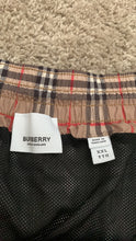 Load image into Gallery viewer, Burberry Mens Guildes Check Swim Trunks