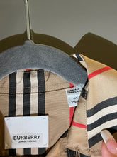 Load image into Gallery viewer, Burberry Kids Owen Check Stretch Cotton Shirt