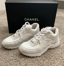 Load image into Gallery viewer, Chanel All White Trainers