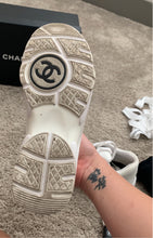 Load image into Gallery viewer, Chanel All White Trainers