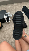 Load image into Gallery viewer, Chanel Calfskin Quilted Lace Up Combat Boots